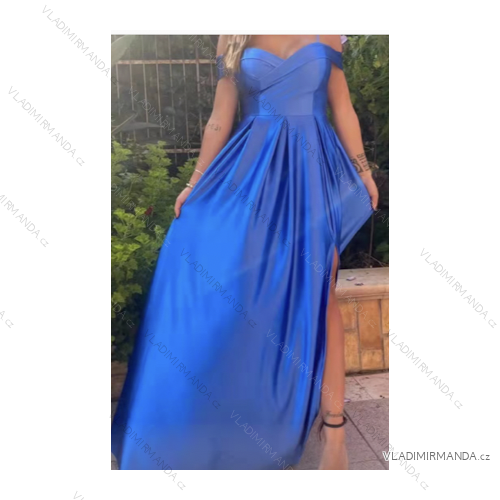 Šaty letní na ramínka dámské (S/M ONE SIZE) ITALSKÁ MÓDA IMPLS229027