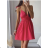 Šaty letní na ramínka dámské (S/M ONE SIZE) ITALSKÁ MÓDA IMPLS229027