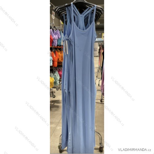 Šaty letní na ramínka dámské (S/M ONE SIZE) ITALSKÁ MÓDA IMPLS229027