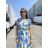 Summer Long Short Sleeve Summer Dress (S / M ONE SIZE) ITALIAN FASHION IMPDY22EF88976