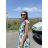 Summer Long Short Sleeve Summer Dress (S / M ONE SIZE) ITALIAN FASHION IMPDY22EF88976