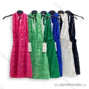 Šaty letní bez rukávu dámské (S/M ONE SIZE) ITALSKÁ MÓDA IMPHD2220952