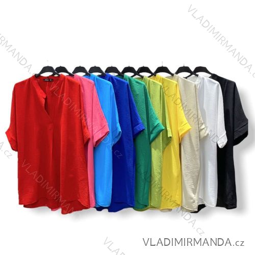 Halenka krátký rukáv dámský (S/M ONE SIZE) ITALSKÁ MÓDA IMPHD22991259-1