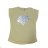 Tričko krátký rukáv dámské (M-XL) TURECKÁ MÓDA TMWG22GYA0170 yellow M-XL