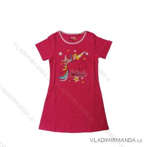 Nightgown short sleeve children's girls (98-128) KUGO MP1290
