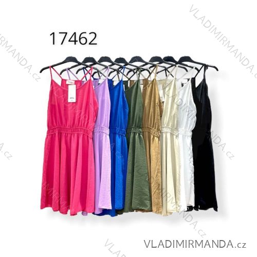 Women's Strapless Summer Dress (S / M ONE SIZE) ITALIAN FASHION IMPHD2217462