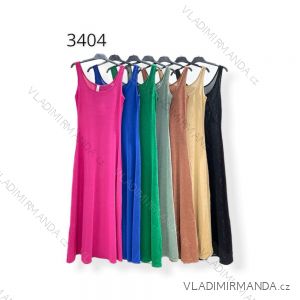 Šaty letní na ramínka dámské (S/M ONE SIZE) ITALSKÁ MÓDA IMPHD2217462