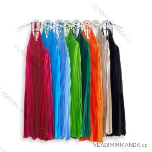 Šaty letní na ramínka dámské (S/M ONE SIZE) ITALSKÁ MÓDA IMPHD2217462