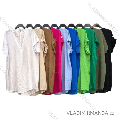 Šaty letní na ramínka dámské (S/M ONE SIZE) ITALSKÁ MÓDA IMPBB22B21841