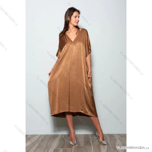 Women's Long Summer Oversized Short Sleeve Dress (S / M ONE SIZE) ITALIAN FASHION IMP22LM24147