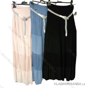 Long summer skirt with women's belt (S / M / L ONE SIZE) ITALIAN FASHION IMWL2222204