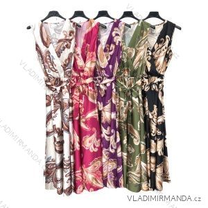 Šaty letní na ramínka dámské (S/M ONE SIZE) ITALSKÁ MÓDA IMPBB22B21841