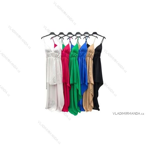 Šaty letní na ramínka dámské (S/M ONE SIZE) ITALSKÁ MÓDA IMPBB22B21841