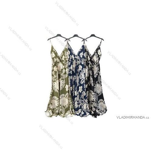 Šaty letní na ramínka dámské (S/M ONE SIZE) ITALSKÁ MÓDA IMPBB22B21841
