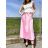 Women's long satin skirt (S / M ONE SIZE) ITALIAN FASHION IMPDY22ZZ1166