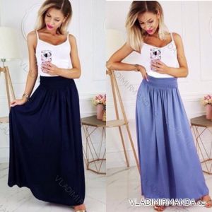 Sukně dlouhá dámská (S/M ONE SIZE) ITALSKÁ MÓDA IMPDY22ZZ2836