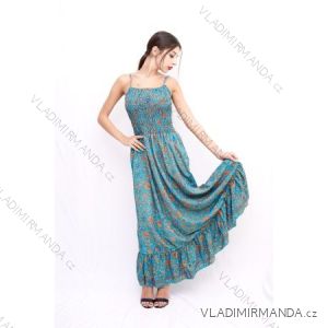 Šaty letní na ramínka dámské (S/M ONE SIZE) ITALSKÁ MÓDA IMPBB22B21841