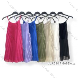 Šaty letní dlouhé na ramínka dámské (S/M ONE SIZE) ITALSKÁ MÓDA IMPDY22LS15705/6091