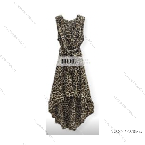 Šaty letní dlouhé na ramínka dámské (S/M ONE SIZE) ITALSKÁ MÓDA IMPDY22LS15705/6091