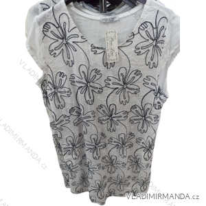 Women's Summer Short Sleeve Dress (L / XL / 2XL ONE SIZE) ITALIAN FASHION IM722100