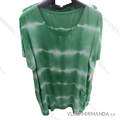 Summer Batik Short Sleeve Summer Dress (L / XL / 2XL ONE SIZE) ITALIAN FASHION IM722102