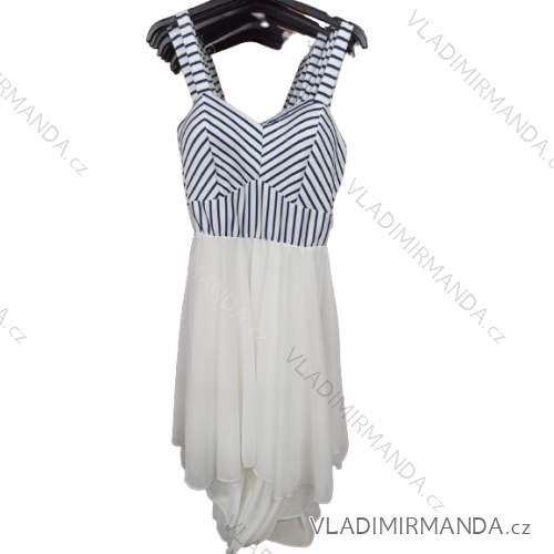 Summer dress with straps women (S / M ONE SIZE) ITALIAN FASHION IM722103