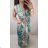 Women's Long Short Sleeve Dress (S / M ONE SIZE) FRENCH FASHION FMB21008