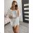 Cotton lace tunic 3/4 sleeve women (uni s / l) ITALIAN FASHION IMB22JULI