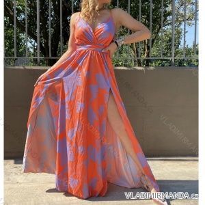 Šaty letní na ramínka dámské (S/M ONE SIZE) ITALSKÁ MÓDA IMPBB22B21841