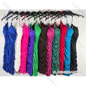 Šaty letní na ramínka dámské (S/M ONE SIZE) ITALSKÁ MÓDA IMPBB22B21841