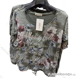 Women's Tie Up Short Sleeve Tunic (M/L ONE SIZE) ITALIAN FASHION IMN22029