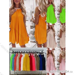 Women's Sleeveless Summer Dress (S/M ONE SIZE) ITALIAN FASHION IMWOP22OP0489