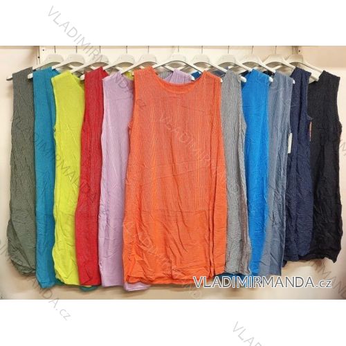 Kalhoty letní dlouhé dámská (S/M ONE SIZE) ITALSKÁ MÓDA IMPDY222XFH0375