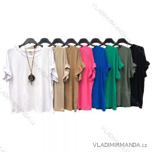 Women's Short Sleeve Pendant Tunic (S/M ONE SIZE) ITALIAN FASHION IMPLM2217885T2