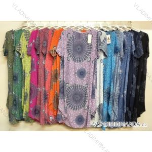 Kalhoty letní dlouhé dámská (S/M ONE SIZE) ITALSKÁ MÓDA IMPDY222XFH0375