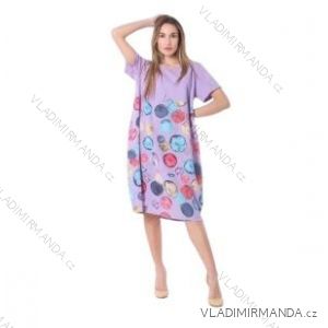 Kalhoty letní dlouhé dámská (S/M ONE SIZE) ITALSKÁ MÓDA IMPDY222XFH0375