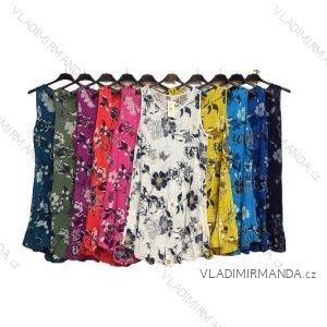 Kalhoty letní dlouhé dámská (S/M ONE SIZE) ITALSKÁ MÓDA IMPDY222XFH0375