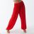 Kalhoty letní dlouhé dámská (S/M ONE SIZE) ITALSKÁ MÓDA IMPDY222XFH0375