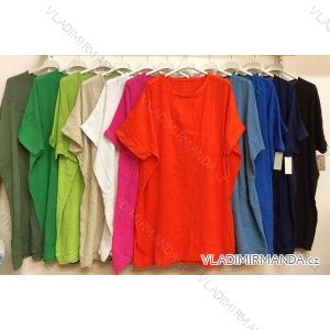 Kalhoty letní dlouhé dámská (S/M ONE SIZE) ITALSKÁ MÓDA IMPDY222XFH0375
