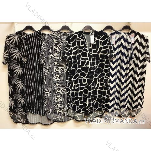 Kalhoty letní dlouhé dámská (S/M ONE SIZE) ITALSKÁ MÓDA IMPDY222XFH0375