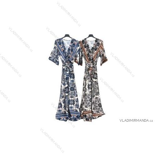 Šaty letní na ramínka dámské (S/M ONE SIZE) ITALSKÁ MÓDA IMPBB22B21841