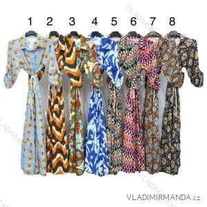 Šaty letní na ramínka dámské (S/M ONE SIZE) ITALSKÁ MÓDA IMPBB22B21841