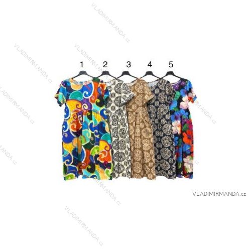 Šaty letní na ramínka dámské (S/M ONE SIZE) ITALSKÁ MÓDA IMPBB22B21841