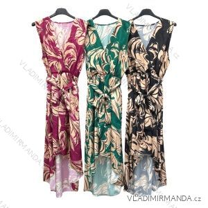 Šaty letní na ramínka dámské (S/M ONE SIZE) ITALSKÁ MÓDA IMPBB22B21841