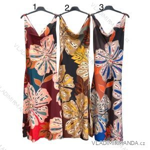 Šaty letní bez rukávu dámské (S/M ONE SIZE) ITALSKÁ MÓDA IMPLM221555