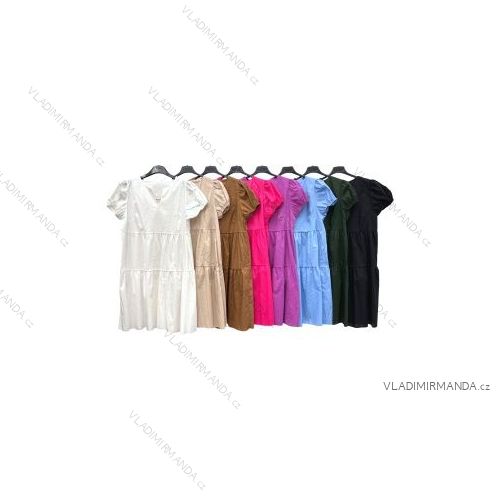 Šaty letní na ramínka dámské (S/M ONE SIZE) ITALSKÁ MÓDA IMPBB22B21841