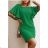 Women's Summer Short Sleeve Dress (S/M ONE SIZE) ITALIAN FASHION IMWB22105