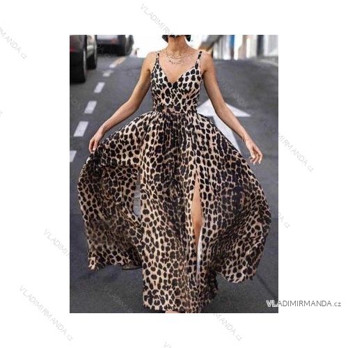 Šaty letní na ramínka dámské (S/M ONE SIZE) ITALSKÁ MÓDA IMPBB22B21841