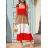 Women's Oversized Bow Tie Dress (S / M / L / XL / 2XL ONE SIZE) ITALIAN FASHION IMD22493 pink S / L