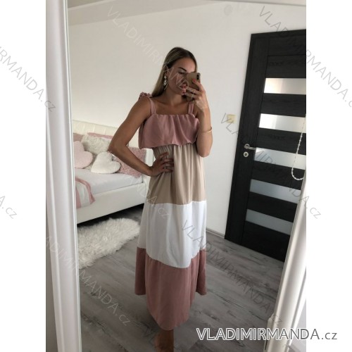 Women's Oversized Bow Tie Dress (S / M / L / XL / 2XL ONE SIZE) ITALIAN FASHION IMD22493 pink S / L